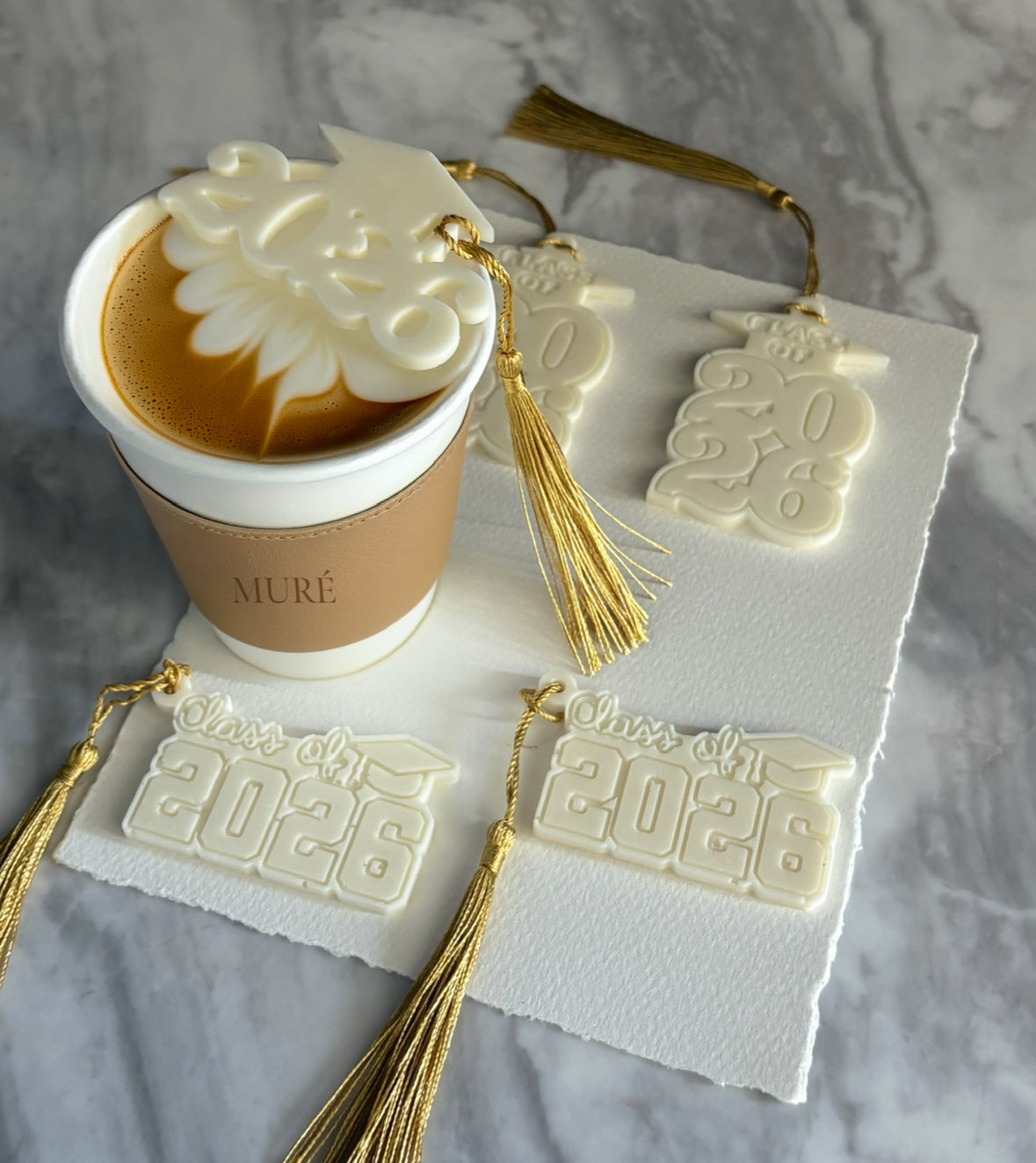 Graduation coffee decore with tassel 20 piece