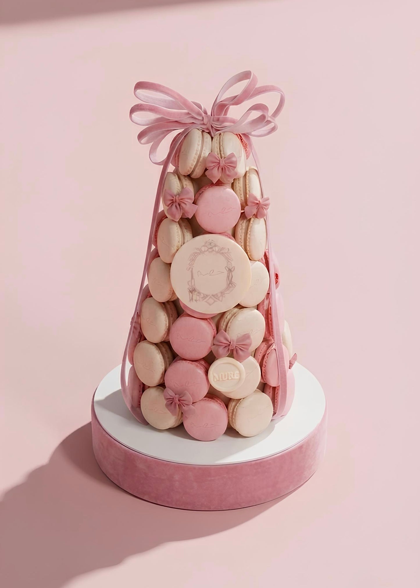Macarons tower 50 pieces