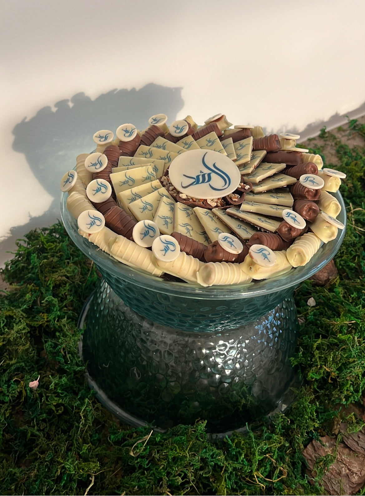 Wafer cracked Blue bowl