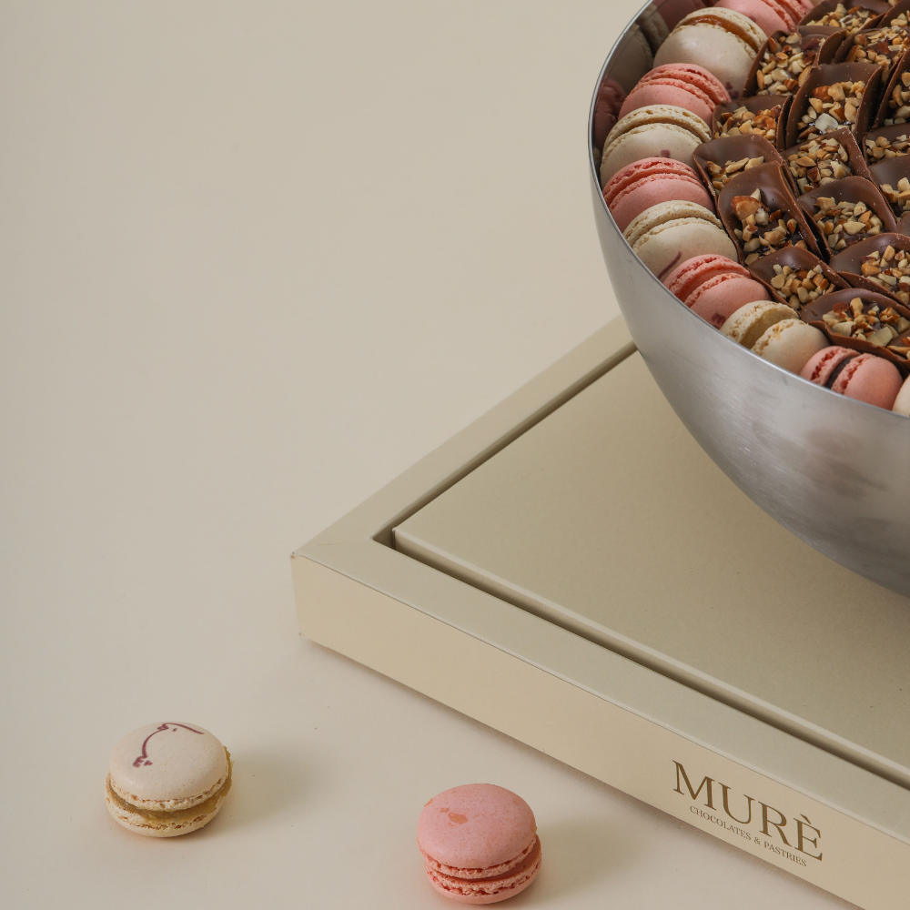 Mure Large bowl printed macarons not available