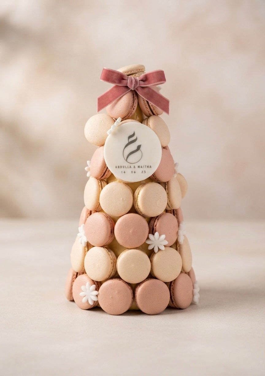 Macarons tower 50 pieces