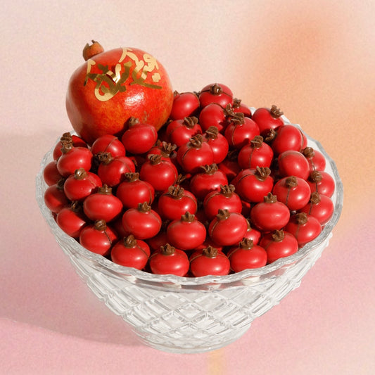 Glass pomegranate