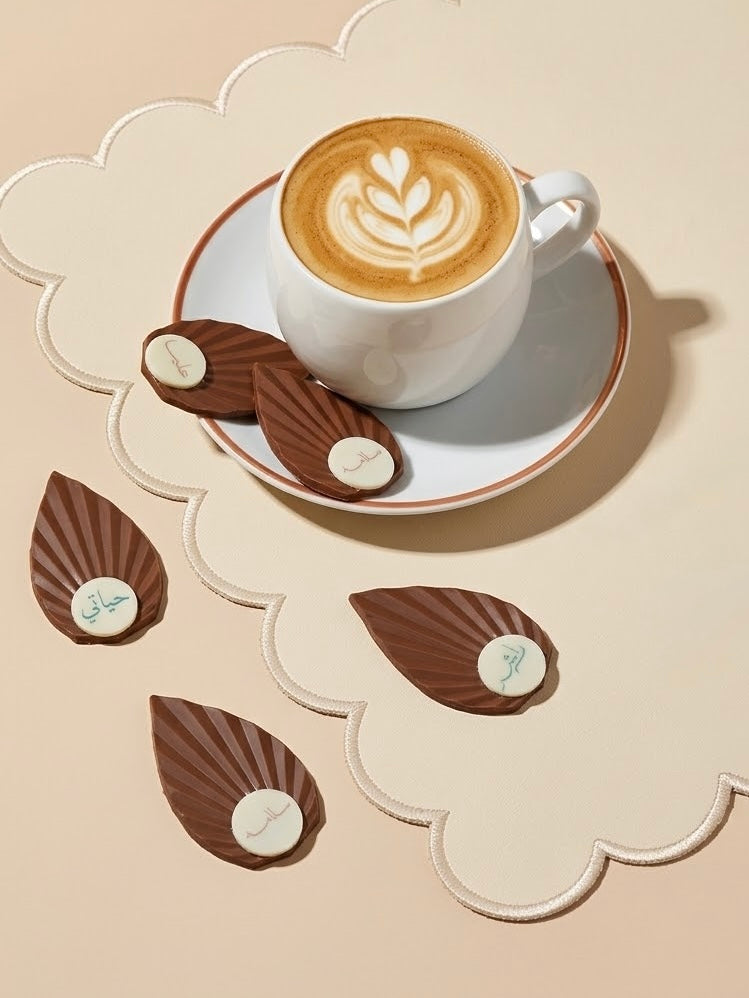 Feather chocolate